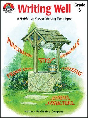 cover image of Writing Well Grade 3